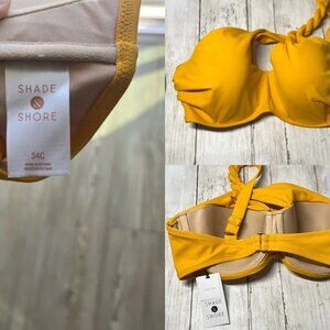 Shade & Shore Mustard Bikini Top